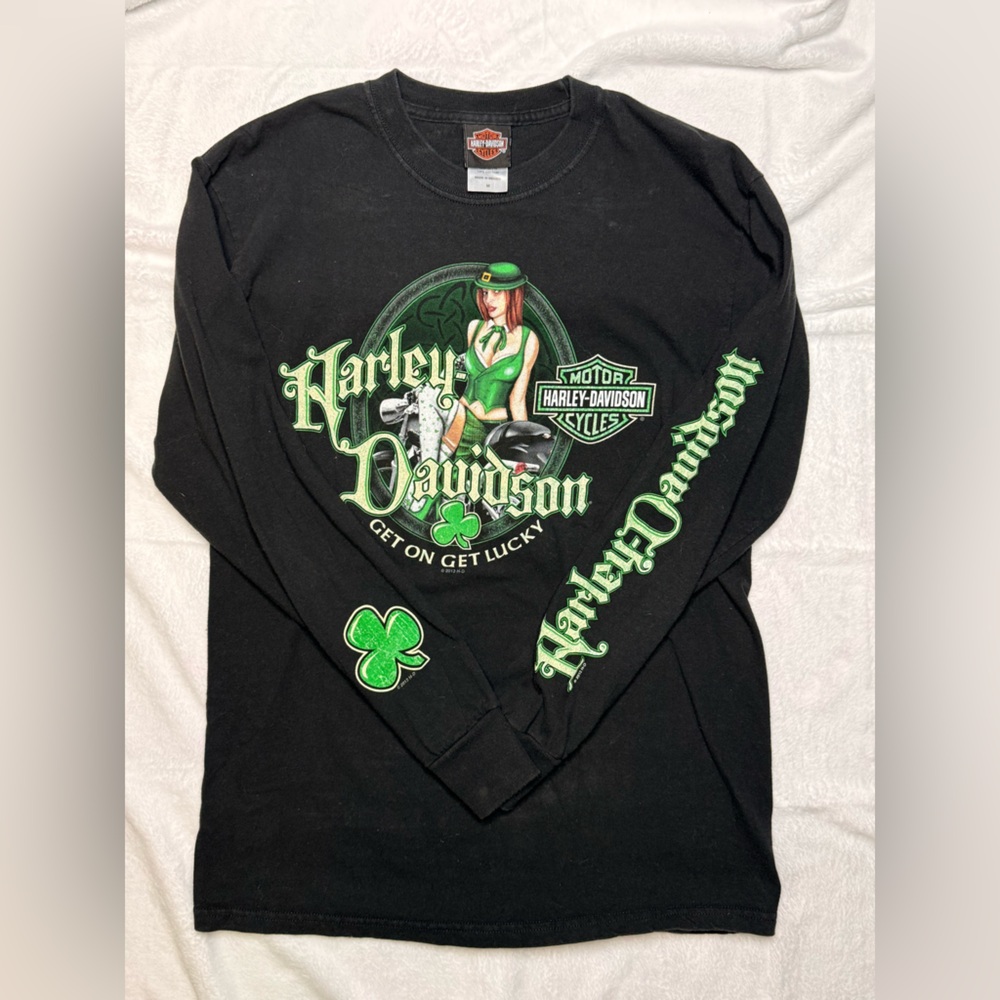 Harley-Davidson Smokey Mountains TN, Pinup Long sleeve Men’s MD